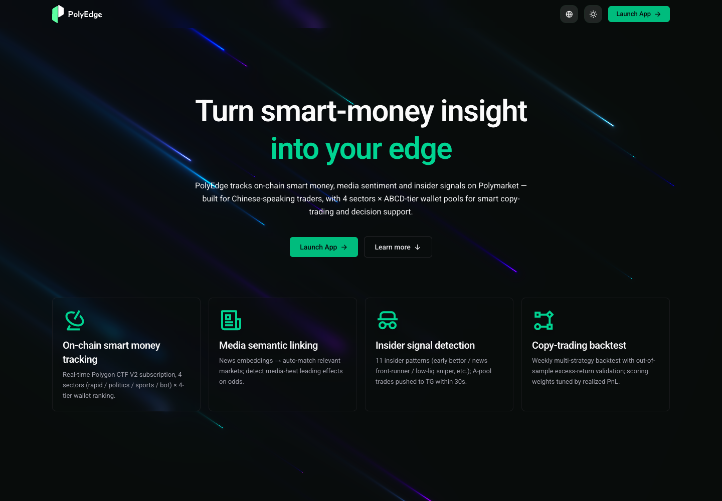 PolyEdge official homepage